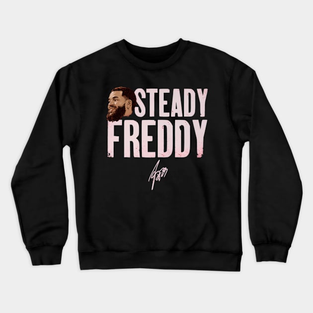 Fred Vanvleet Toronto Steady Freddy Crewneck Sweatshirt by lam-san-dan